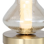 Настольная лампа светодиодная с волнообразным стеклянным плафоном Amphora of Light варинант исполнения - 4 | Loft Concept в Волгограде