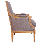 Кресло William Classical Armchair grey flax варинант исполнения - 1 | Loft Concept в Волгограде