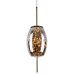 Подвесной светильник с гирляндой внутри стеклянного плафона Garland Glass Hanging Lamp варинант исполнения - 1 | Loft Concept в Волгограде