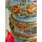 Ваза с птичкой из фарфора с бронзовыми элементами Garden of Eden варинант исполнения - 10 | Loft Concept в Волгограде