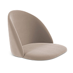 Барный стул вращающийся со спинкой Бежевый Велюр Vendramin Chair варинант исполнения - 2 | Loft Concept в Волгограде