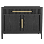 Буфет Primo с двумя ящиками и двумя фасадами Черный дуб варинант исполнения - 1 | Loft Concept в Волгограде