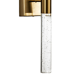 Бра со стеклянным плафоном латунь Gileberte Glass Tube Wall Lamp Brass варинант исполнения - 2 | Loft Concept в Волгограде