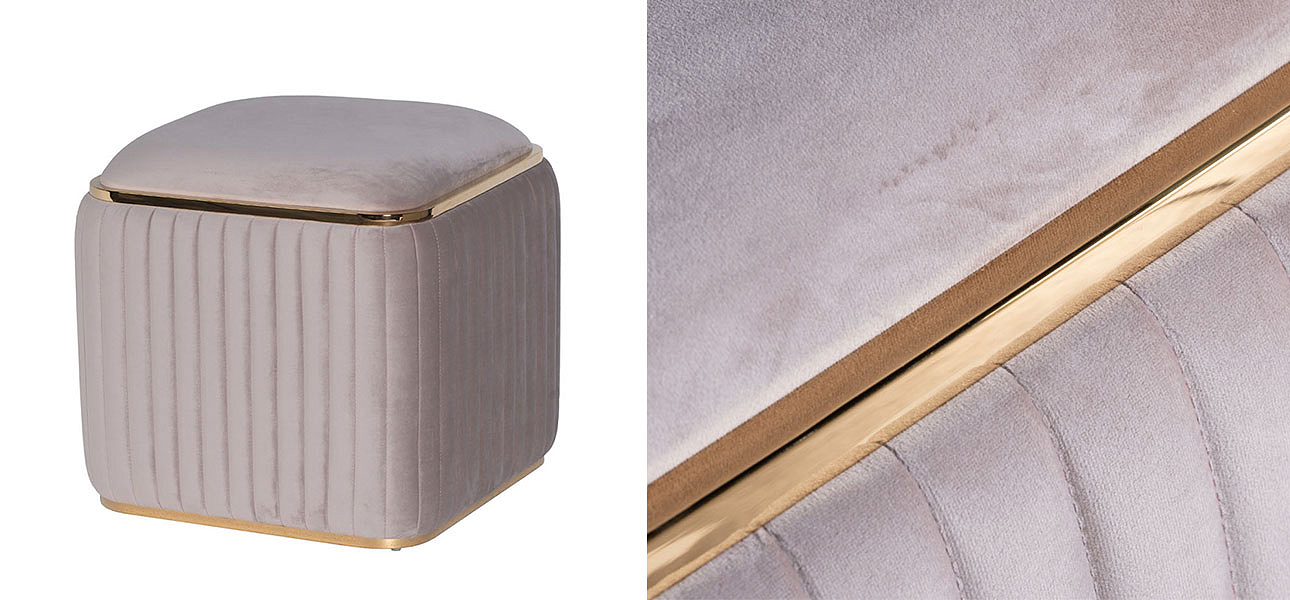 Пуф Copperfield exquisite grey Пуф Copperfield exquisite grey - Loft-Concept в Волгограде