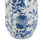 Ваза фарфоровая с узким горлышком и синими цветочными мотивами Independence варинант исполнения - 3 | Loft Concept в Волгограде