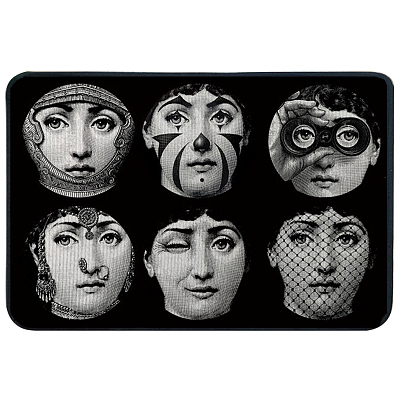 Ковер для прихожей и ванной Fornasetti Faces of Lina Rug Ковер для прихожей и ванной Fornasetti Faces of Lina Rug