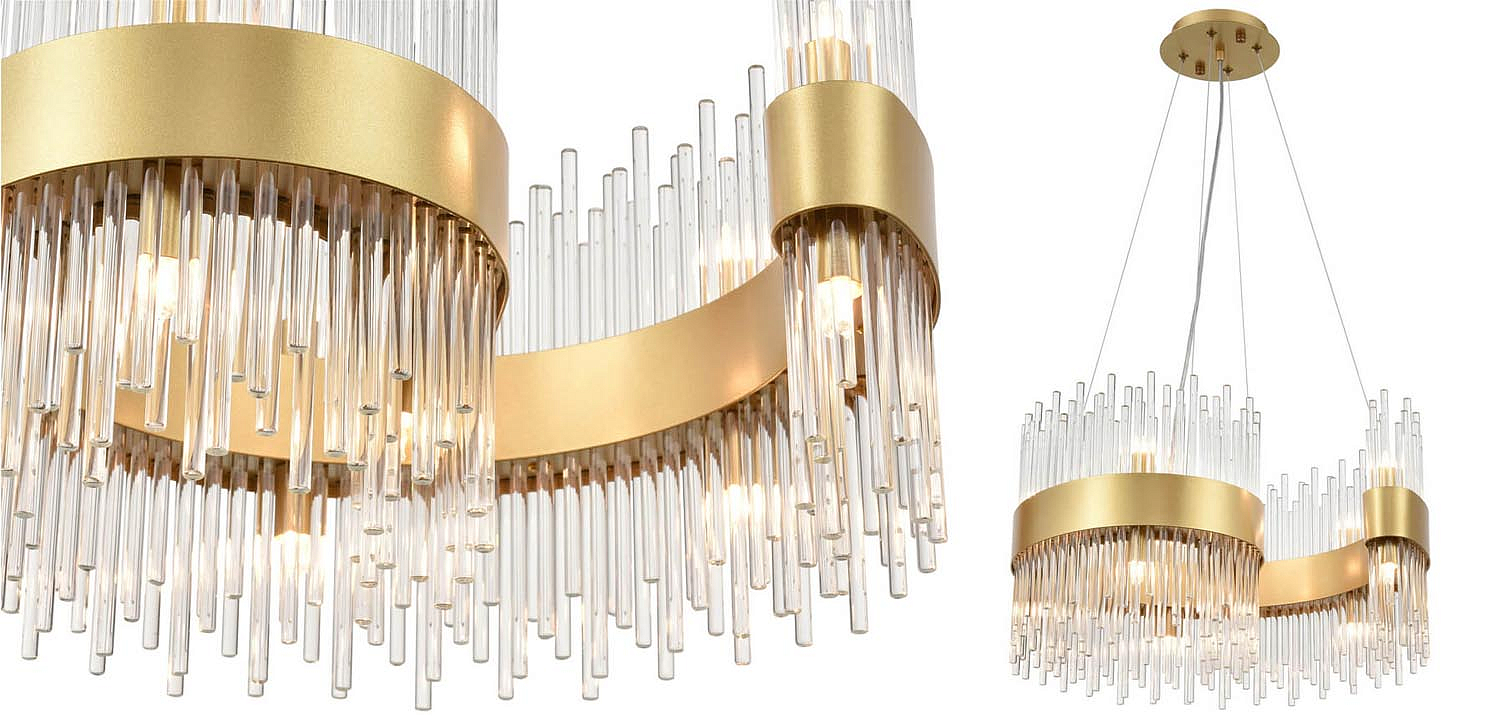 Люстра Nembus Chandelier 50 gold Люстра Nembus Chandelier 50 gold - Loft-Concept в Волгограде
