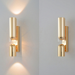 Бра цилиндрической формы из металла с поворотным плафоном Light maker studio варинант исполнения - 7 | Loft Concept в Волгограде