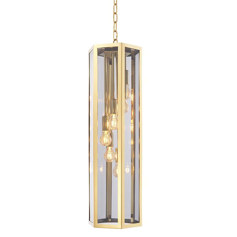 Люстра Chandelier Rondoni Золотой Дымчатый (Smoke) Люстра Chandelier Rondoni Золотой Дымчатый (Smoke) в Волгограде | Loft Concept
