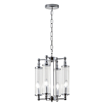Люстра 4-мя прозрачными цилиндрическими плафонами Jeanette варинант исполнения - 3 | Loft Concept в Волгограде