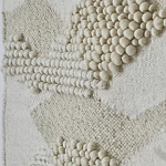 Панно из шерсти и хлопка с узором Beige Calista Serene варинант исполнения - 7 | Loft Concept в Волгограде