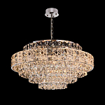 Люстра хрустальная в неоклассическом стиле на серебристом каркасе Majesty варинант исполнения - 5 | Loft Concept в Волгограде