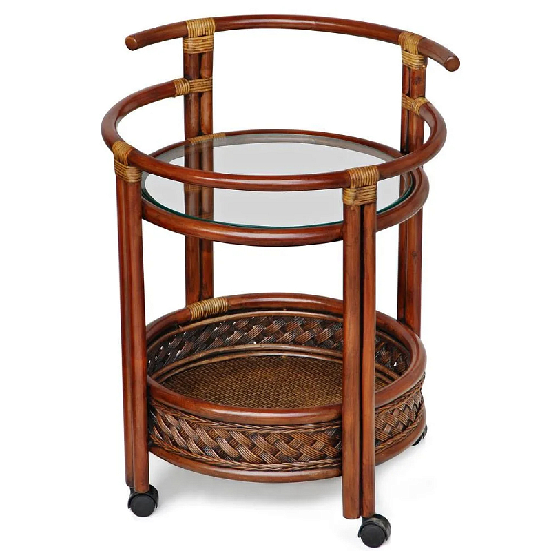 Барный столик Rattan Roller Орех в Волгограде | Loft Concept 