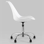 Офисный стул на металлическом основании EGGERY White варинант исполнения - 3 | Loft Concept в Волгограде