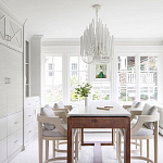 Люстра белая с несколькими ярусами деревянных палочек Bright Wooden Chandelier варинант исполнения - 7 | Loft Concept в Волгограде