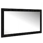 Зеркало настенное прямоугольное цвета угольный камень Stone Effect варинант исполнения - 1 | Loft Concept в Волгограде