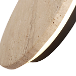 Бра с круглым плафоном из травертина Shaw Marble Lighting варинант исполнения - 5 | Loft Concept в Волгограде