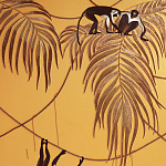 Обои с вышивкой ручной работы Étienne Original colourway on wool sateen варинант исполнения - 1 | Loft Concept в Волгограде