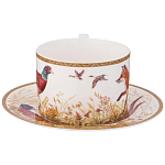 Чайная пара из фарфора 300 мл Hunting Porcelain Collection варинант исполнения - 2 | Loft Concept в Волгограде