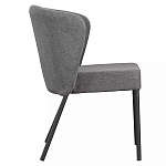 Стул серый с широкой закругленной спинкой Chair Gray Attractive варинант исполнения - 2 | Loft Concept в Волгограде