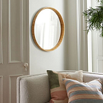 Зеркало круглое в раме из ротанга Wickerwork варинант исполнения - 6 | Loft Concept в Волгограде