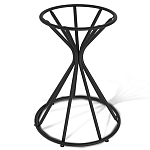 Стол обеденный с круглой керамической столешницей песчаного цвета Sand Ceramics варинант исполнения - 5 | Loft Concept в Волгограде