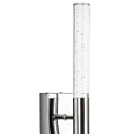 Бра со стеклянным плафоном хром Gileberte Glass Tube Wall Lamp Chrome варинант исполнения - 3 | Loft Concept в Волгограде