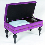 Мягкая банкетка с зоной для хранения Casket Violet варинант исполнения - 4 | Loft Concept в Волгограде