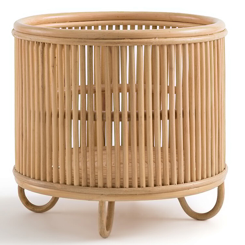 Кашпо ротанговое Wicker plant pot Бежевый Кашпо ротанговое Wicker plant pot Бежевый в Волгограде | Loft Concept