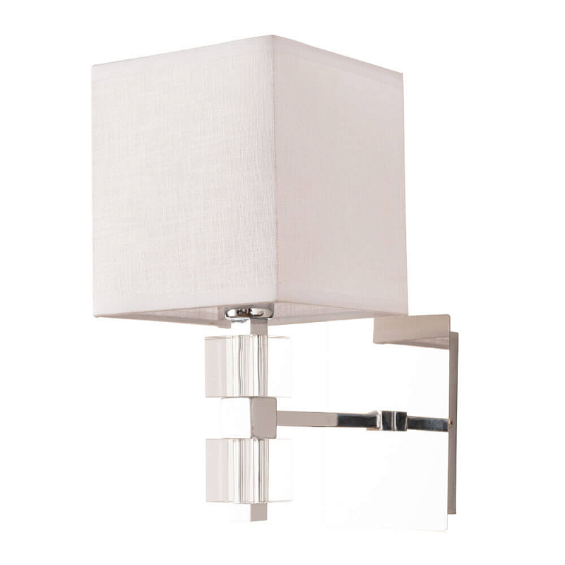 Бра Tradonico Sconces Chromium Хром Белый Прозрачный Бра Tradonico Sconces Chromium Хром Белый Прозрачный в Волгограде | Loft Concept