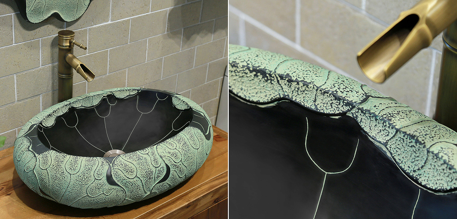 Раковина Lotus Leaf Oval Раковина Lotus Leaf Oval - Loft-Concept в Волгограде