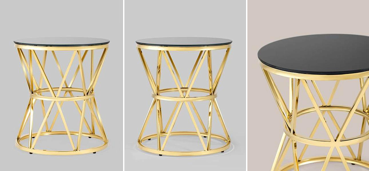 Стол приставной Beranger Collection Gold Стол приставной Beranger Collection Gold - Loft-Concept в Волгограде