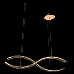 Люстра волнистой формы с фактурным хрустальным плафоном Light Delight варинант исполнения - 4 | Loft Concept в Волгограде