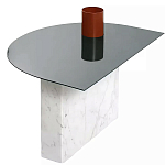 Дизайнерский журнальный стол с рельефным основанием Dutynor варинант исполнения - 2 | Loft Concept в Волгограде