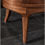 Прикроватный столик из дерева с 2-мя ящиками Moon Walnut Furniture варинант исполнения - 7 | Loft Concept в Волгограде