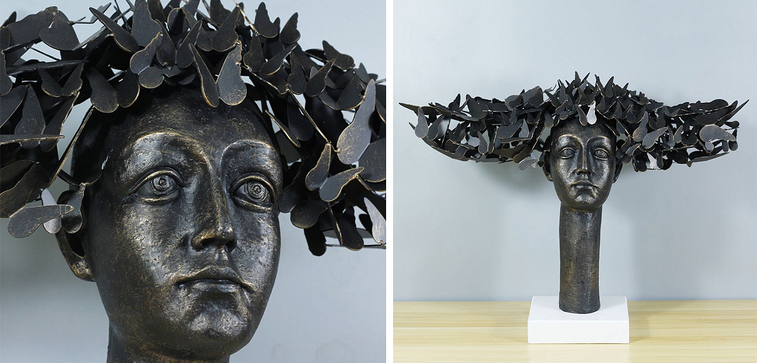 Статуэтка Butterflies on the Head Статуэтка Butterflies on the Head - Loft-Concept в Волгограде