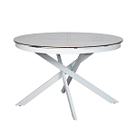 Стол обеденный раскладной круглый White Ceramic Table варинант исполнения - 2 | Loft Concept в Волгограде