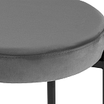 Табурет с мягким круглым сиденьем RIO Grey варинант исполнения - 3 | Loft Concept в Волгограде