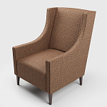 Мебельная ткань Шенилл терракотовый цвет 142 см T4-58 варинант исполнения - 5 | Loft Concept в Волгограде