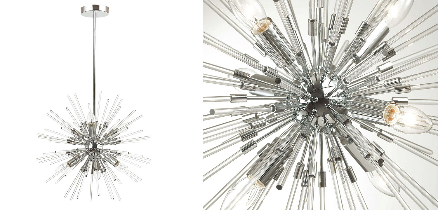 Люстра Welund Sputnik Chandelier chromium Люстра Welund Sputnik Chandelier chromium - Loft-Concept в Волгограде