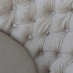 Кресло вращающееся велюровое кремовое Rotation варинант исполнения - 2 | Loft Concept в Волгограде