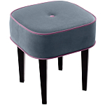 Квадратный мягкий пуф на черных ножках Winton Pouf Square варинант исполнения - 23 | Loft Concept в Волгограде