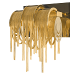 Бра с перфорированными металлическими дугами и цепочками 22 см Atlantis Chain варинант исполнения - 5 | Loft Concept в Волгограде