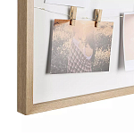 Рамка для фото с подсветкой c 6-ю деревянными прищепками в комплекте Photo Backlight варинант исполнения - 3 | Loft Concept в Волгограде