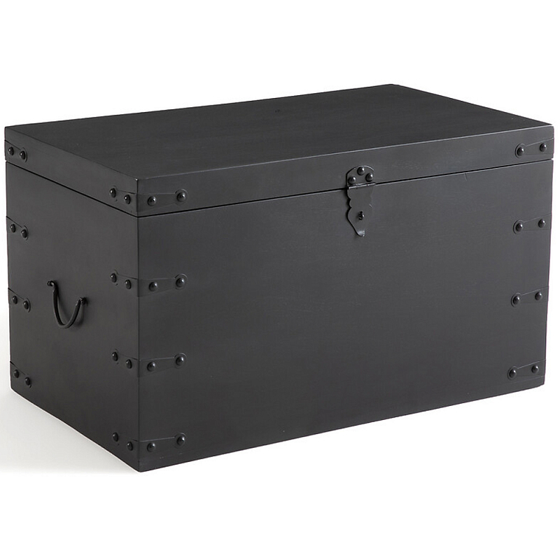 Деревянный сундук из массива манго Mango Chest Black Черный Деревянный сундук из массива манго Mango Chest Black Черный в Волгограде | Loft Concept