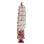 Декоративная модель деревянного красного парусника в подарочной упаковке With The low варинант исполнения - 2 | Loft Concept в Волгограде