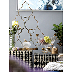 Конфетница прозрачная стеклянная на бронзовых ножках в виде морских коньков с крышкой в виде ракушки Eden Garden варинант исполнения - 6 | Loft Concept в Волгограде