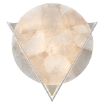 Бра светодиодное с диском из кварца Vendetta варинант исполнения - 1 | Loft Concept в Волгограде