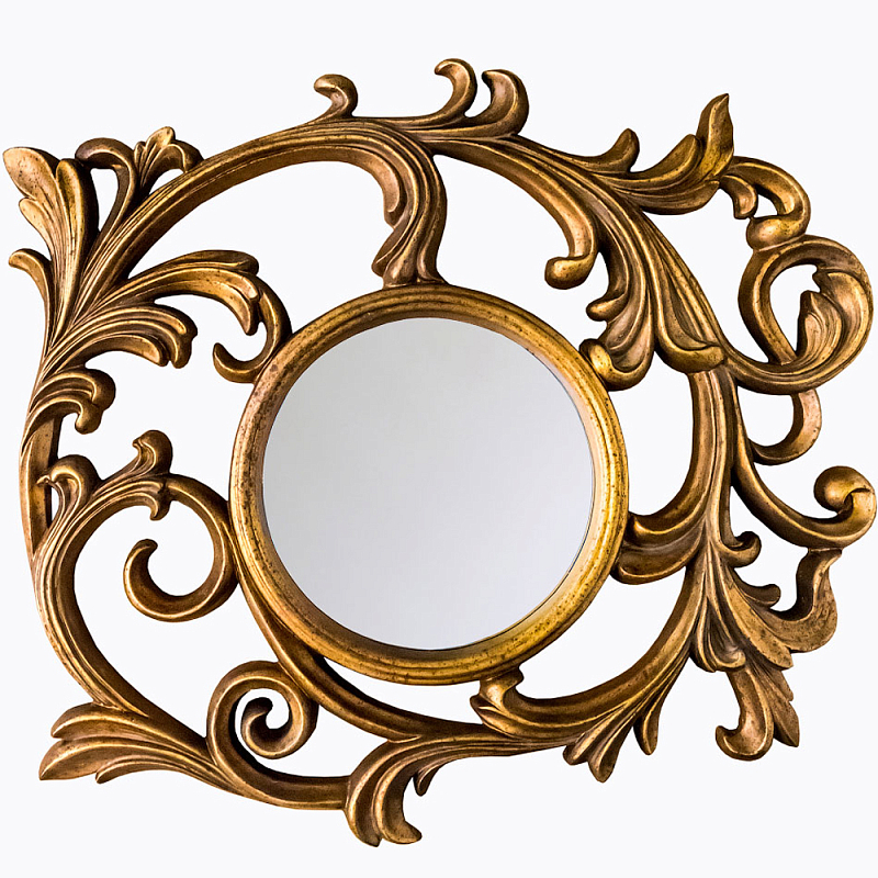 Зеркало настенное с рамой цвета античная бронза Classic Ornament Mirror Античная Бронза Зеркало Зеркало настенное с рамой цвета античная бронза Classic Ornament Mirror Античная Бронза Зеркало в Волгограде | Loft Concept