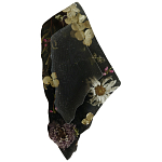 Подставка под благовония из эпоксидной смолы с цветами черная Epoxy Resin Flowers Incense Stand Black варинант исполнения - 1 | Loft Concept в Волгограде